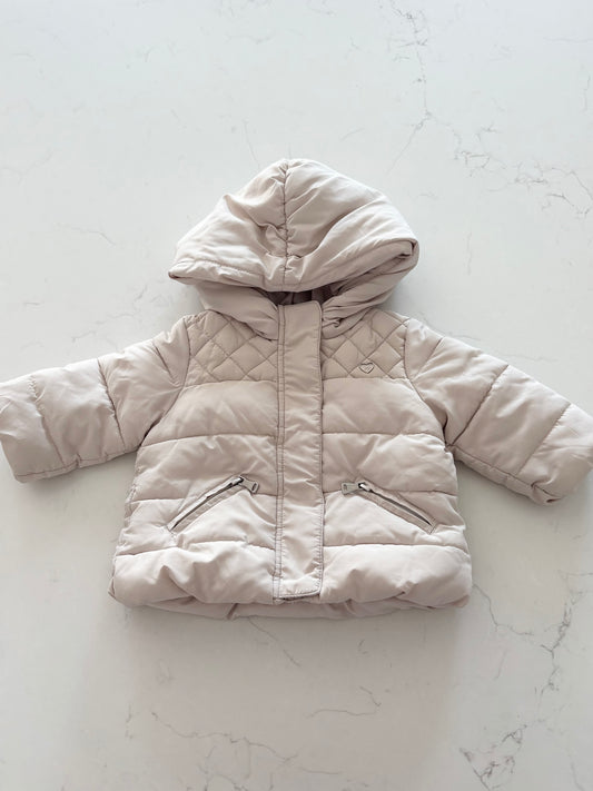 Zara-Manteau mi saison doublé-3/6 mois