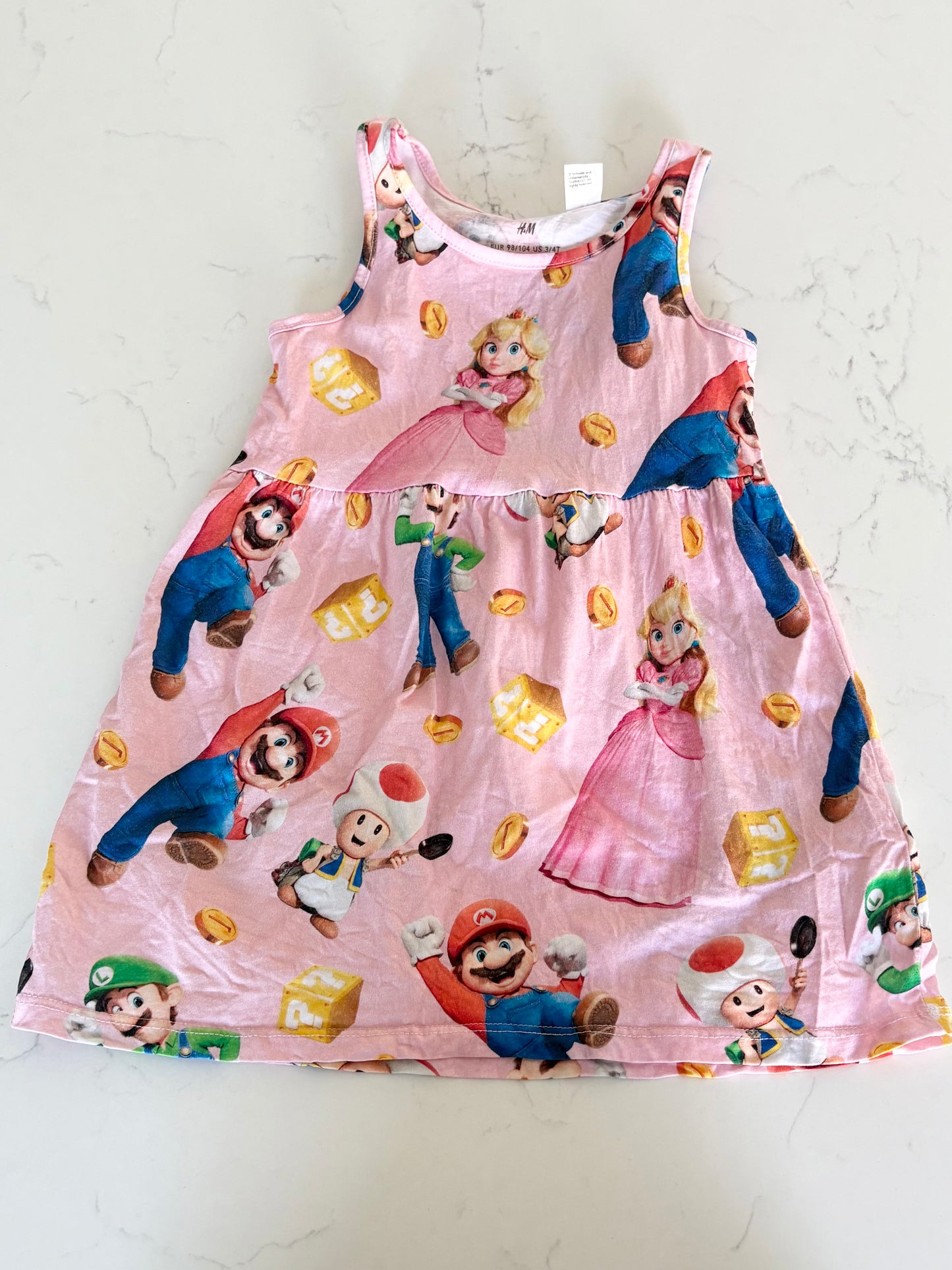 H&M/Mario bross-Robe-2/4T