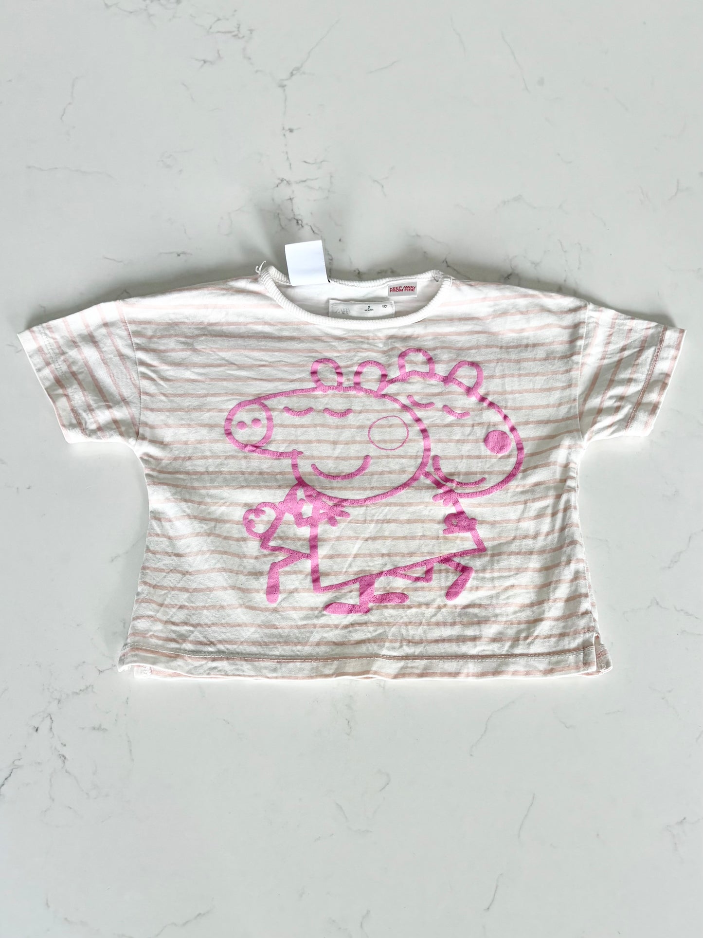 Zara/Peppa pig-T shirt-2T