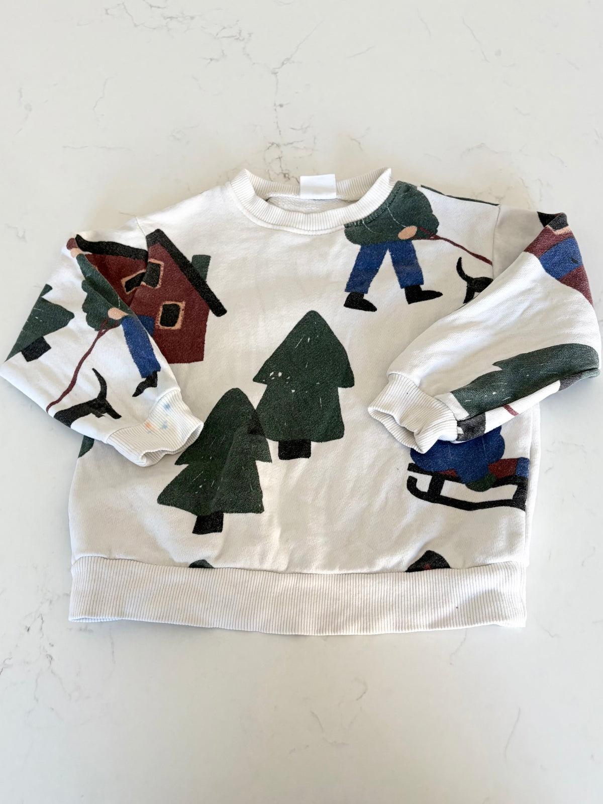 *Imparfait-Zara-Crewneck-3/4T