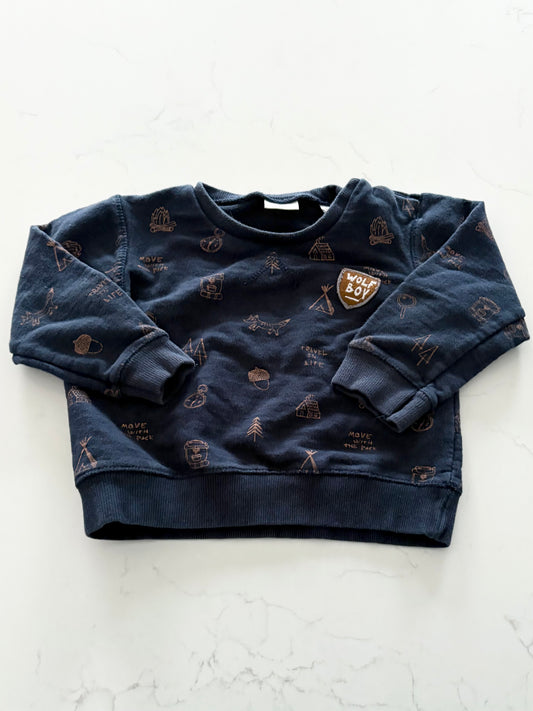 Zara-Crewneck-3/4T (fait petit )