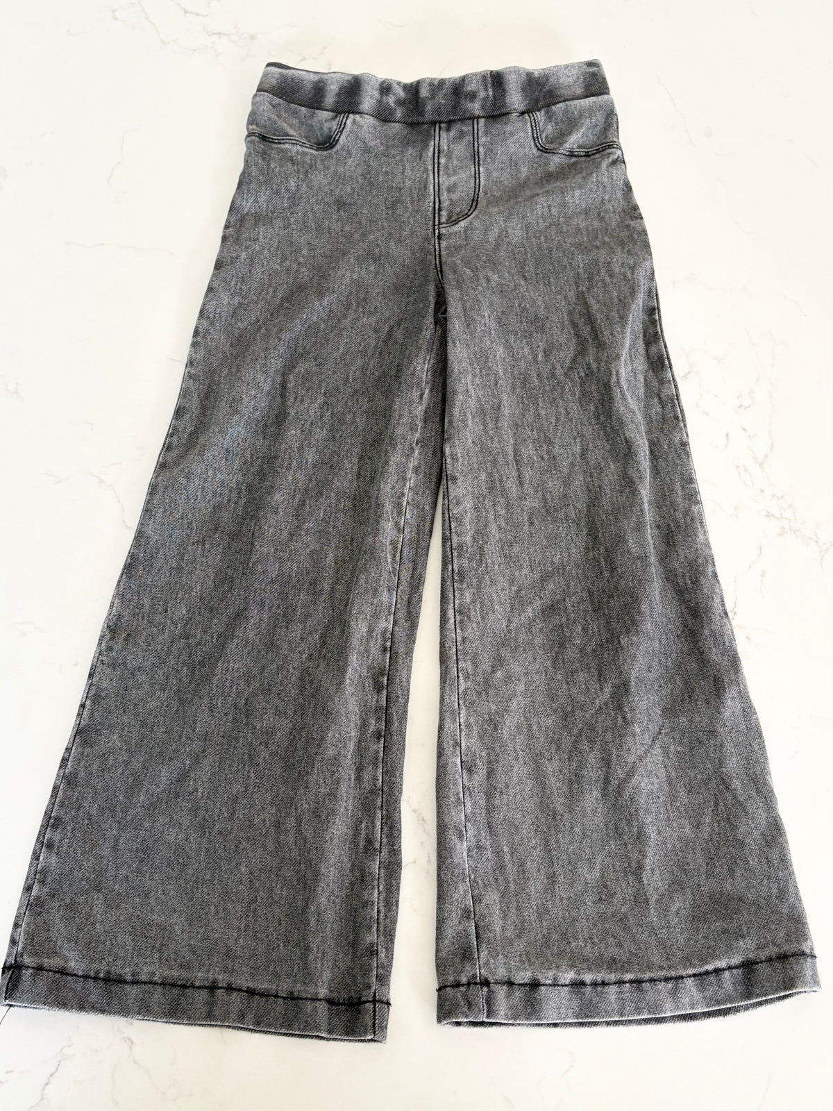 H&M-Jeggings jambes évasés-4/5T