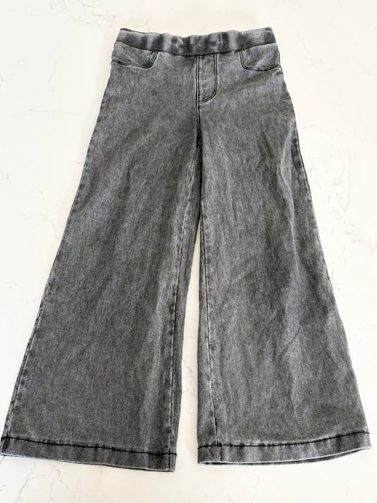 H&M-Jeggings jambes évasés-4/5T