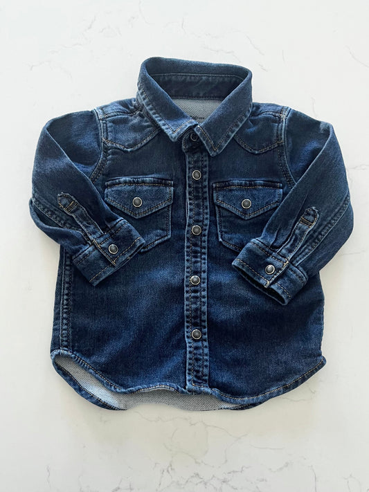 GAP-Veste en jeans-6/12 mois