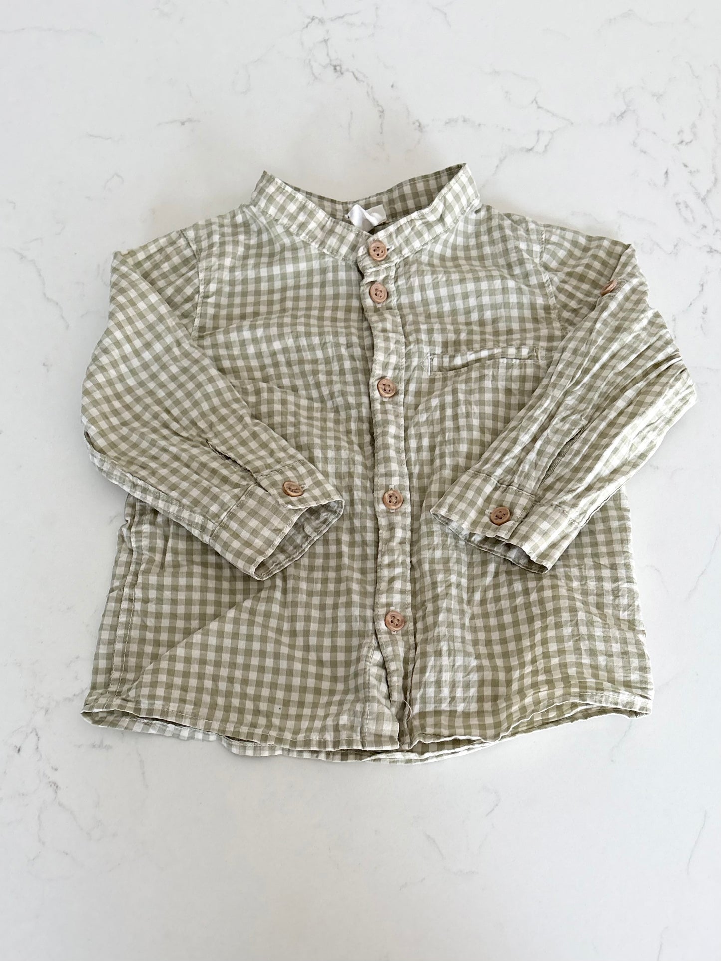H&M-Chemise-6/9 mois