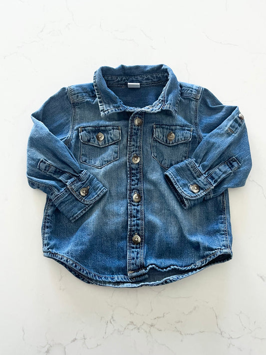 Old Navy-Chemise en jeans-18/24 mois