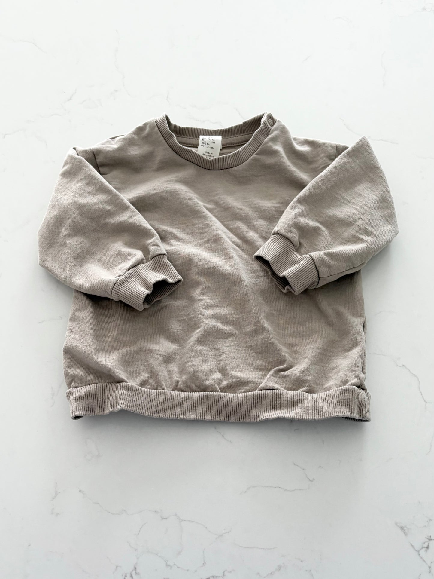 H&M-Crewneck-12/18 mois