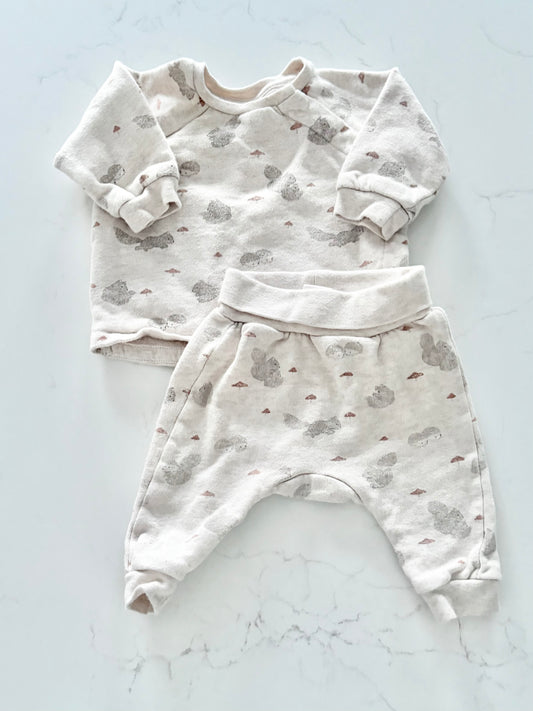 H&M-ensemble-2/4 mois