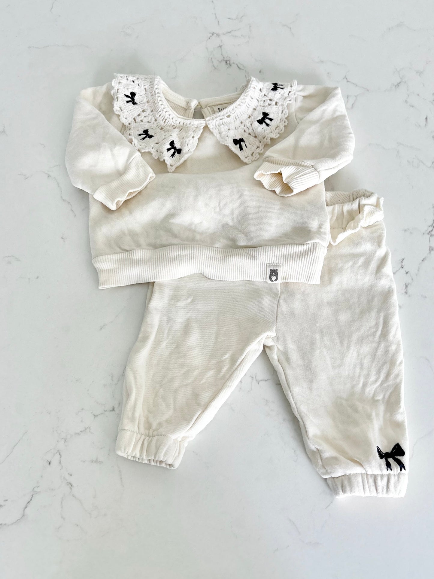Rabbit bear-Ensemble-0/3 mois ( fait nb)