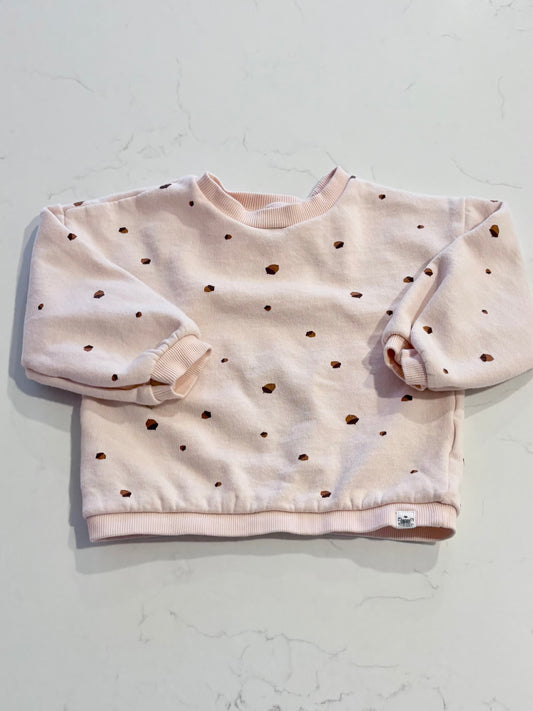 Rise Little earthling-Crewneck-3/4T ( fait petit , petite imperfection)