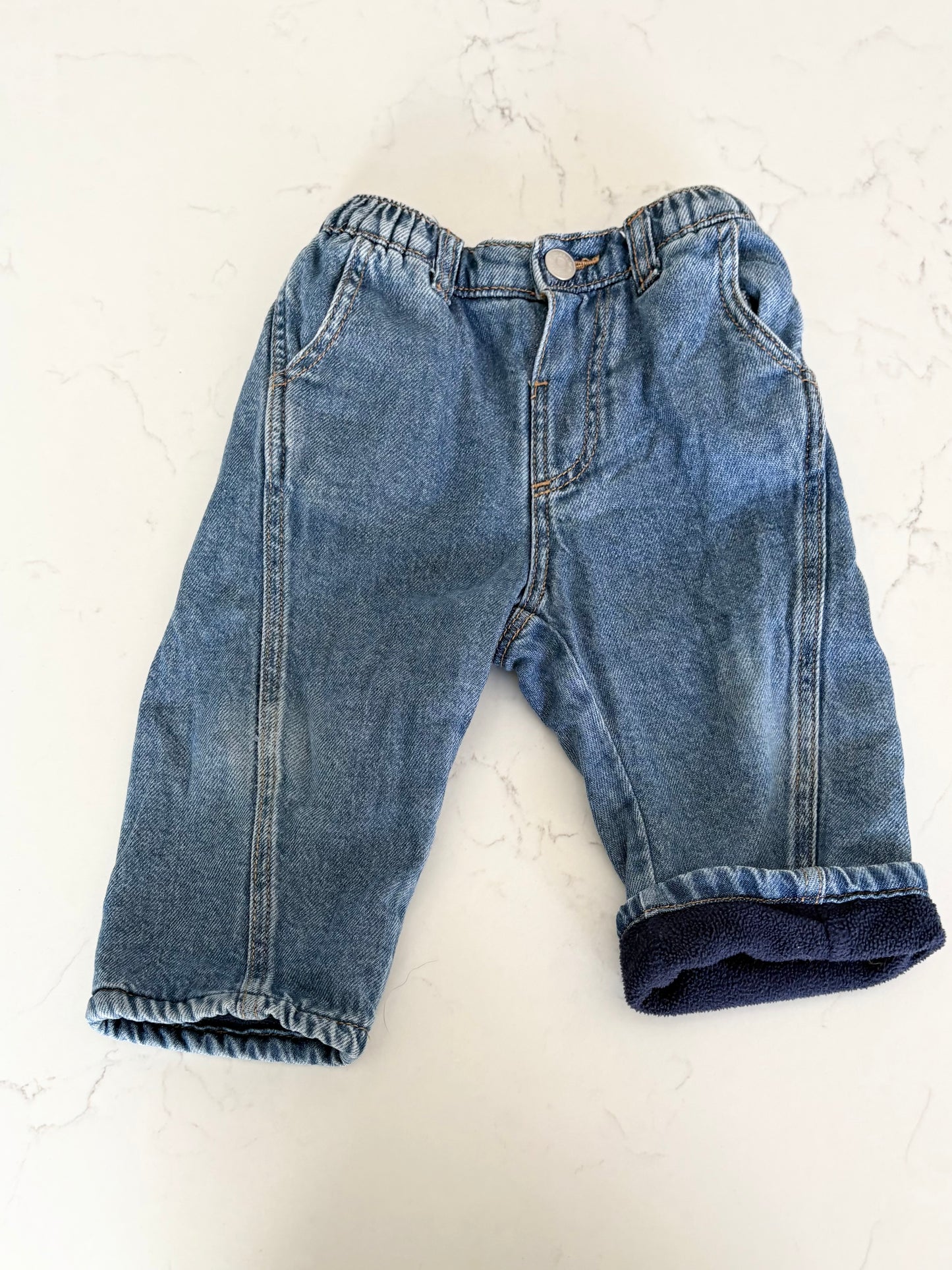 Zara-Jeans doublé-9/12 mois