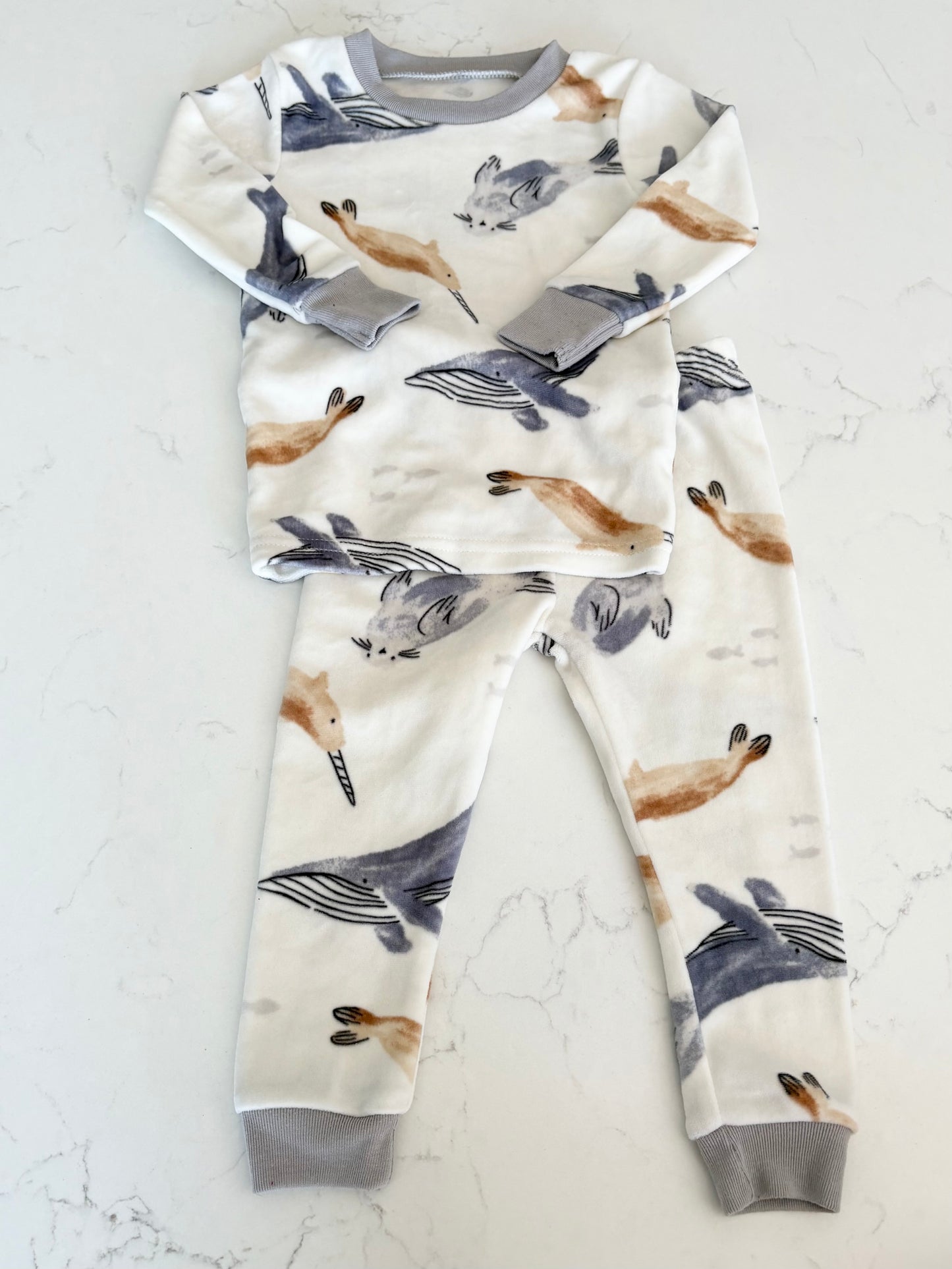 Carters-Pyjama velours-18 mois