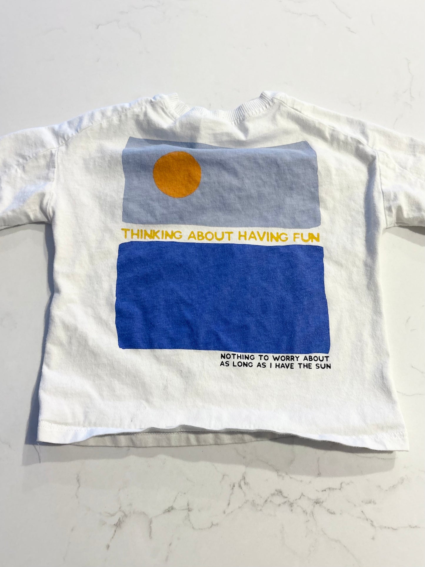 Zara-T shirt-18/24 mois ( légère imperfection)