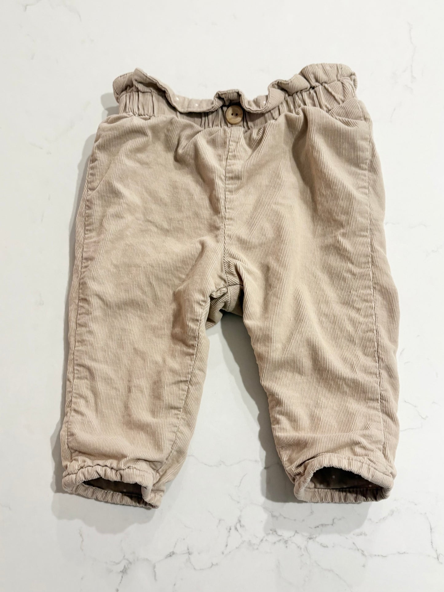 H&M-Pantalon doublé-4/6 mois