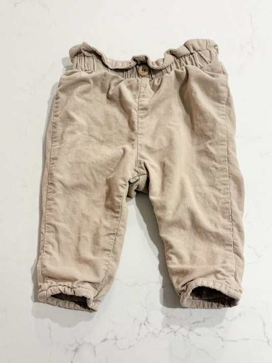 H&M-Pantalon doublé-4/6 mois
