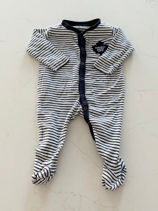 Maple leafs-Pyjama-12 mois ( fait petit )