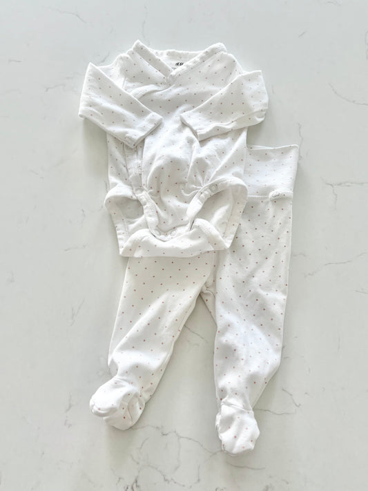 H&M-Ensemble-1/2 mois (très léger accros)
