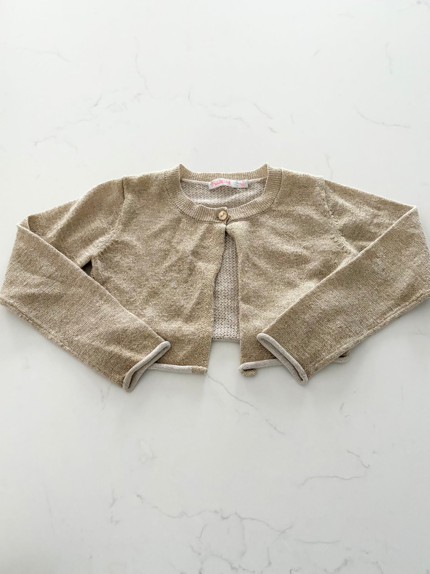 Billie Blush-Veste courte brillante -3T