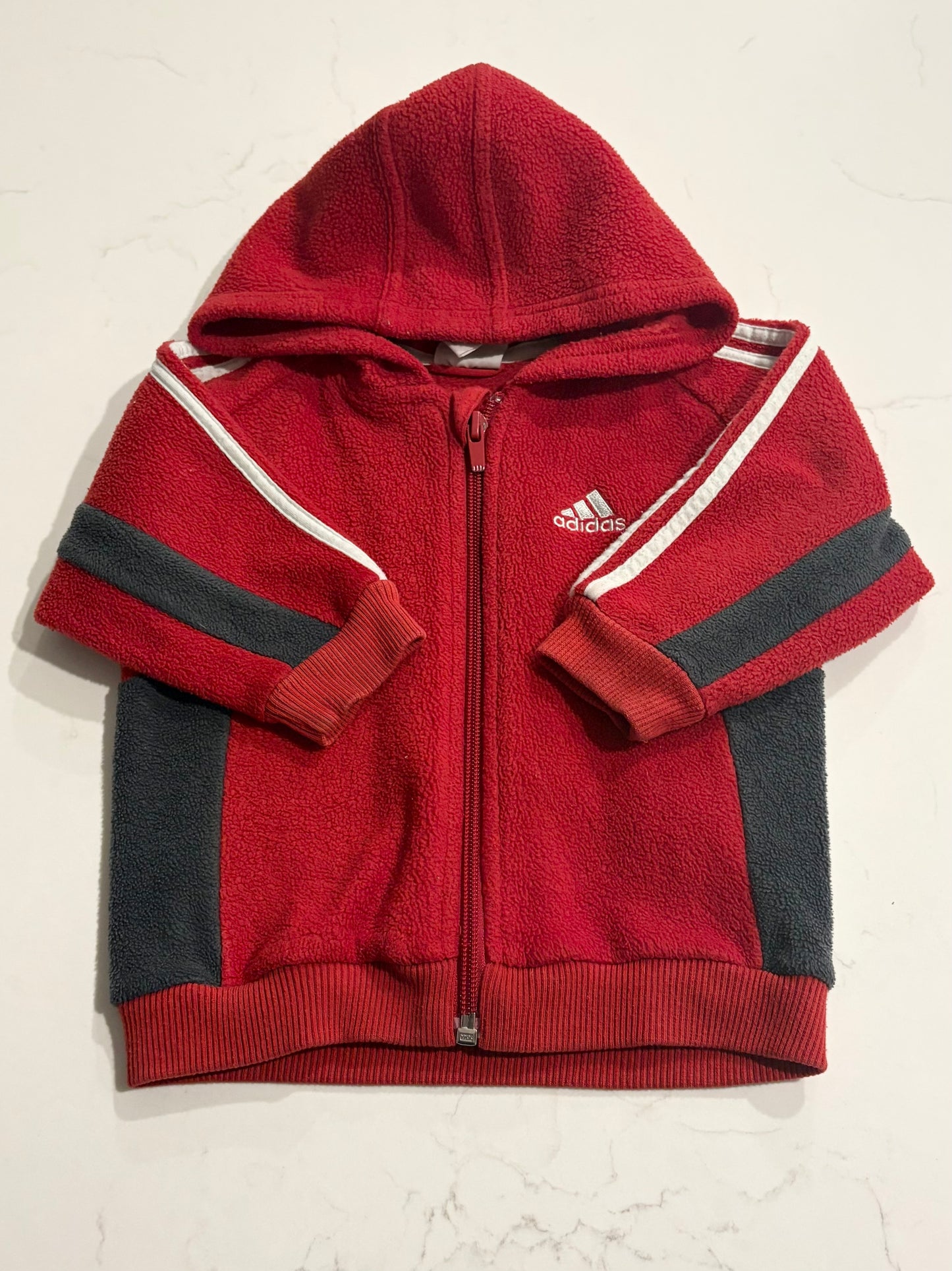 Adidas-Veste polar-6/9 mois