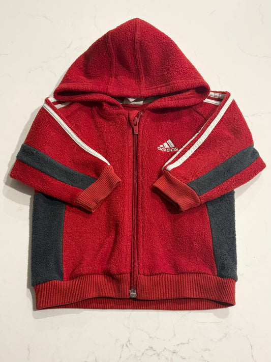 Adidas-Veste polar-6/9 mois