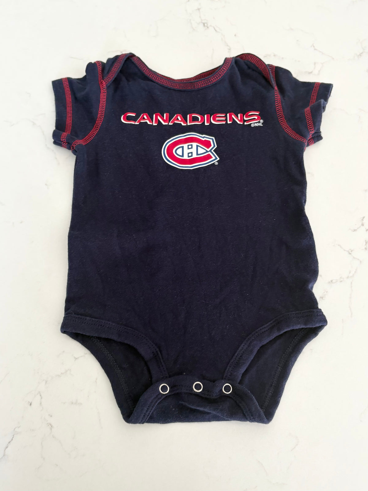 NHL/Canadiens-Cache couche-6/9 mois