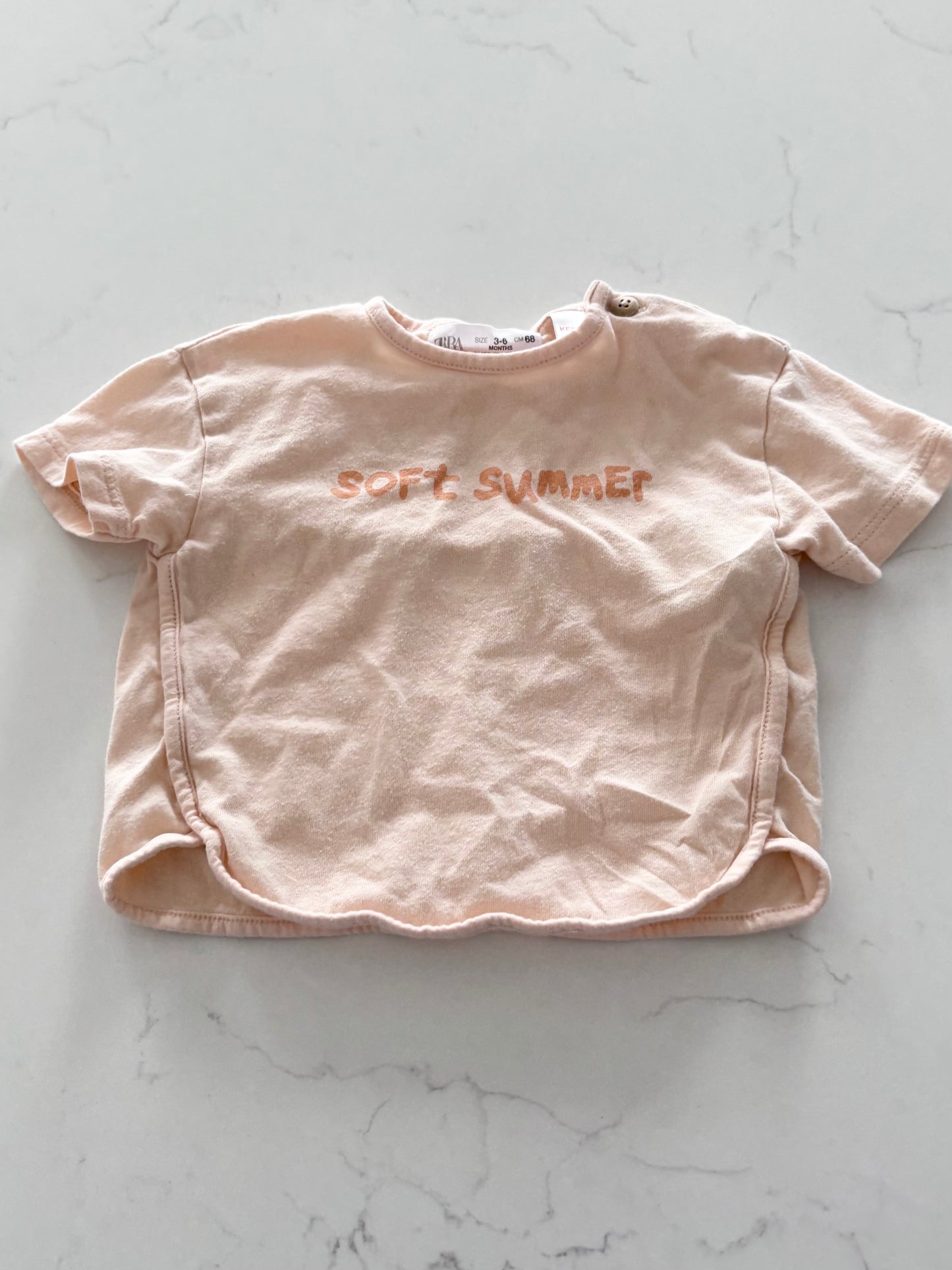 Zara-T shirt-3/6 mois