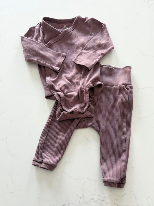 H&M-ensemble-6/9 mois