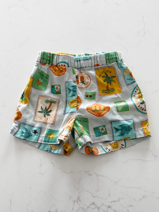 H&M-Short-6/9 mois