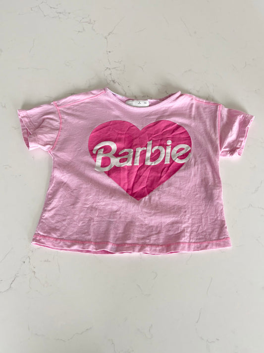 Zara/Barbie-T shirt-4T ( logo un peu abîmé )