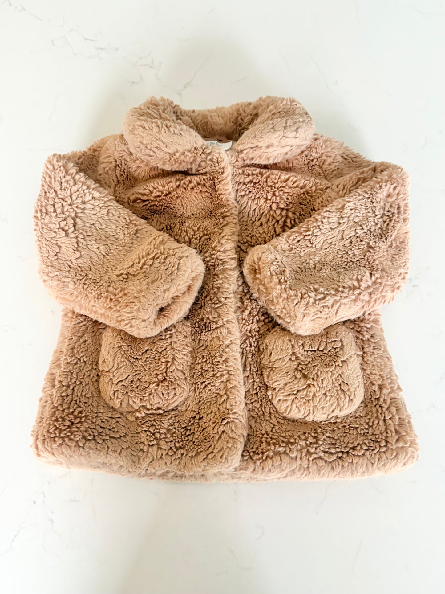 H&M-Manteau fausse fourrure-2/3T