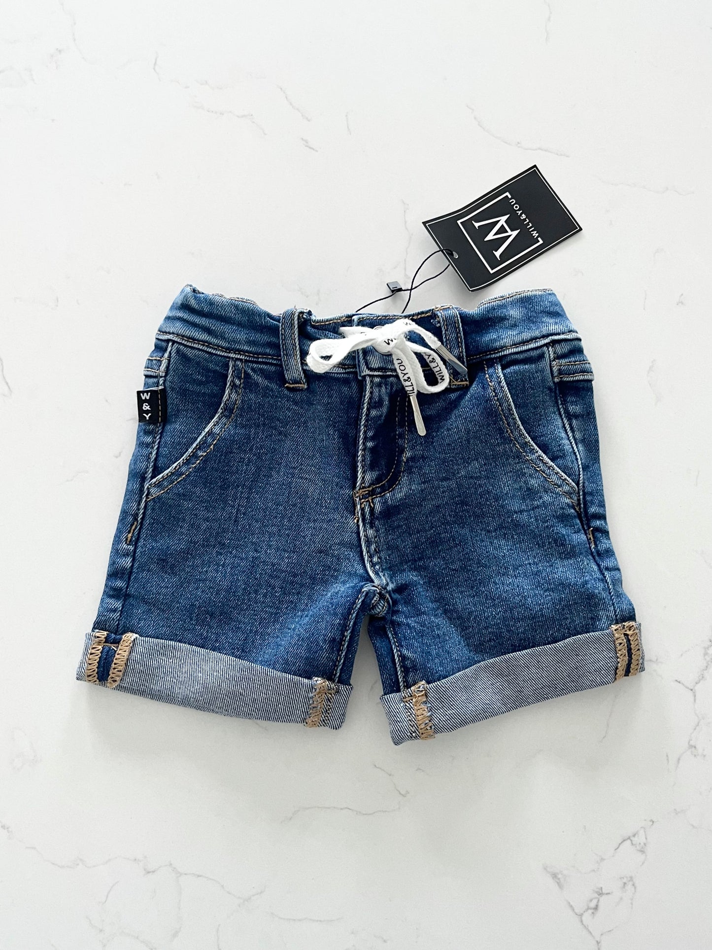 NEUF-Will n You-Short jeans-18 mois