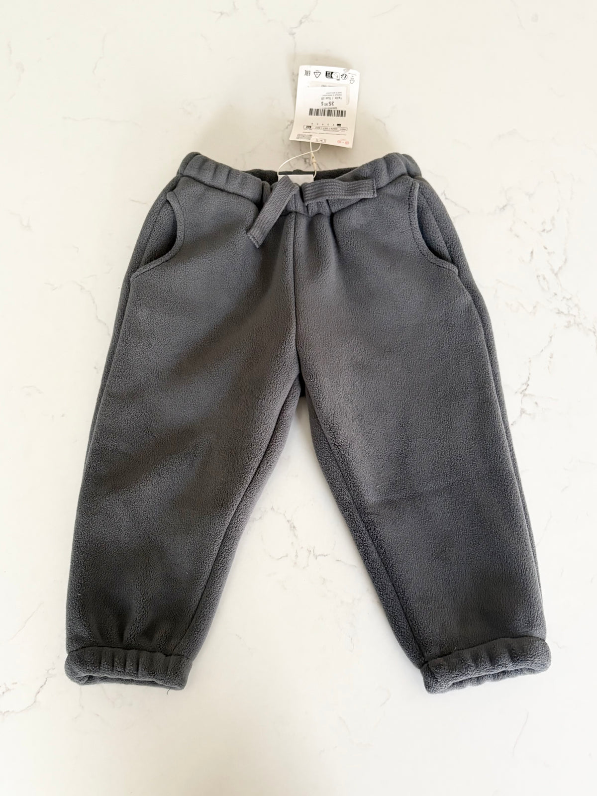 Neuf-Zara-Pantalon polar-18 mois