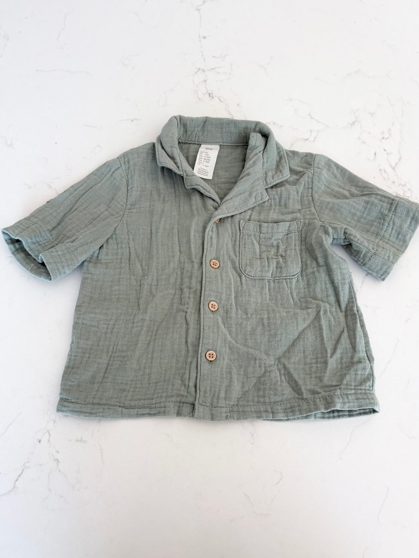 H&M-Chemise-9/12 mois