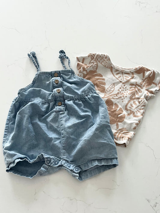 Carters-Ensemble-6 mois (T shirt imparfait)