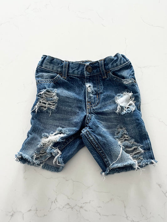 Oshkosh-Short en jeans-18 mois