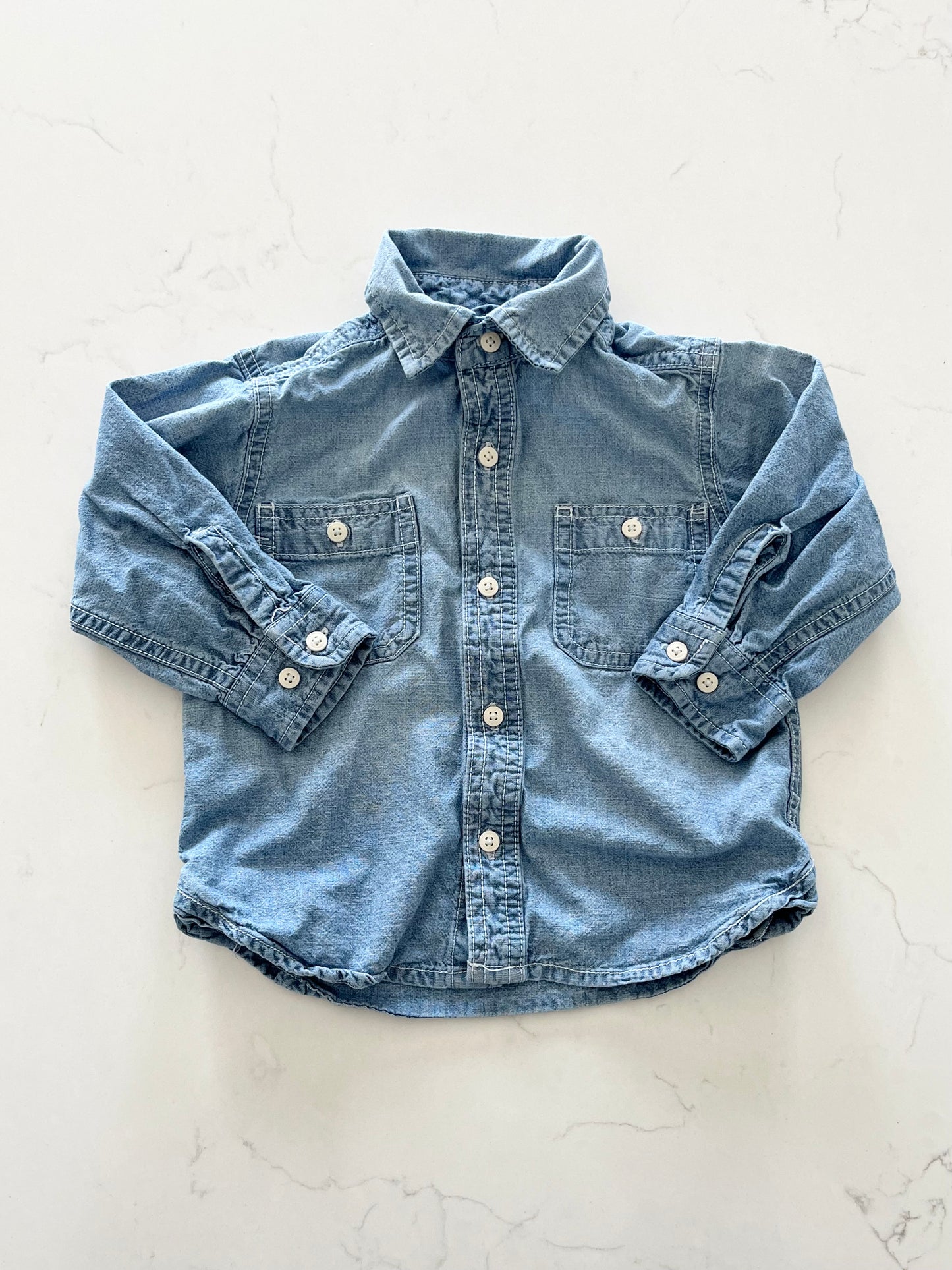 Chemise en jeans-18 mois