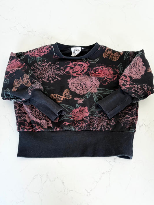 Au coton-Crewneck-6/7T ( fait petit)