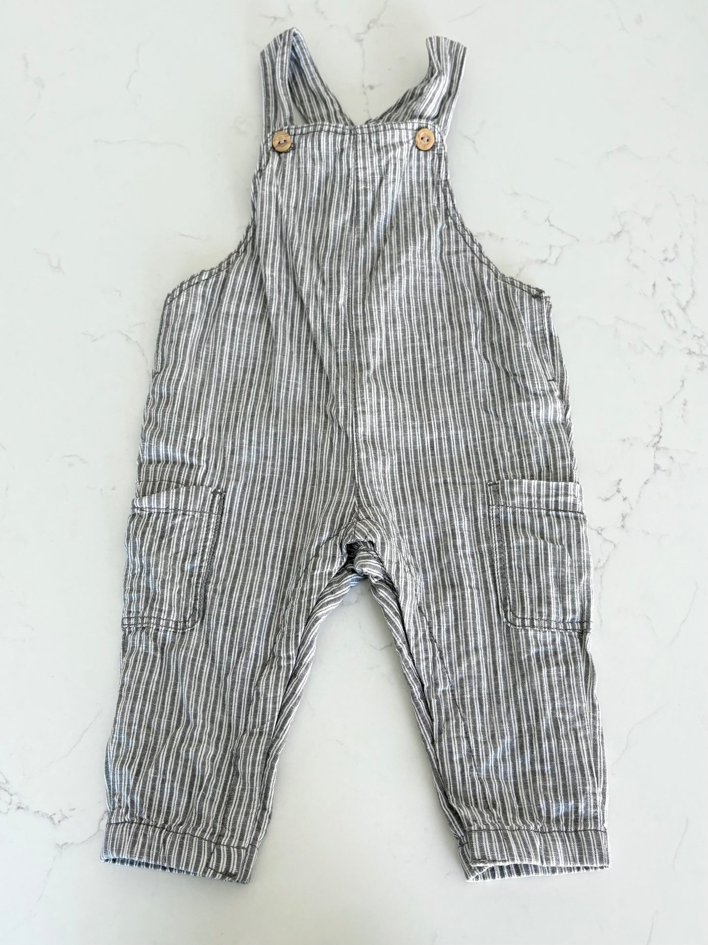 H&M-Salopette-6/9 mois