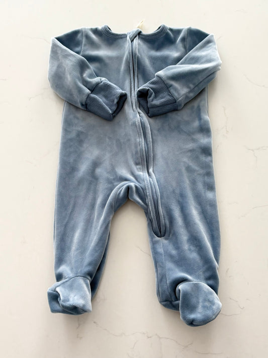 Liam & James-Pyjama velours-3/6 mois