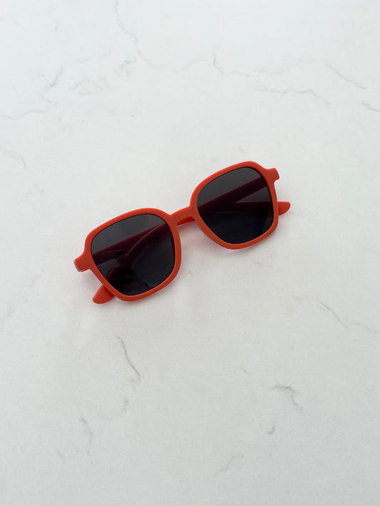Lunettes soleil-Orange brulé