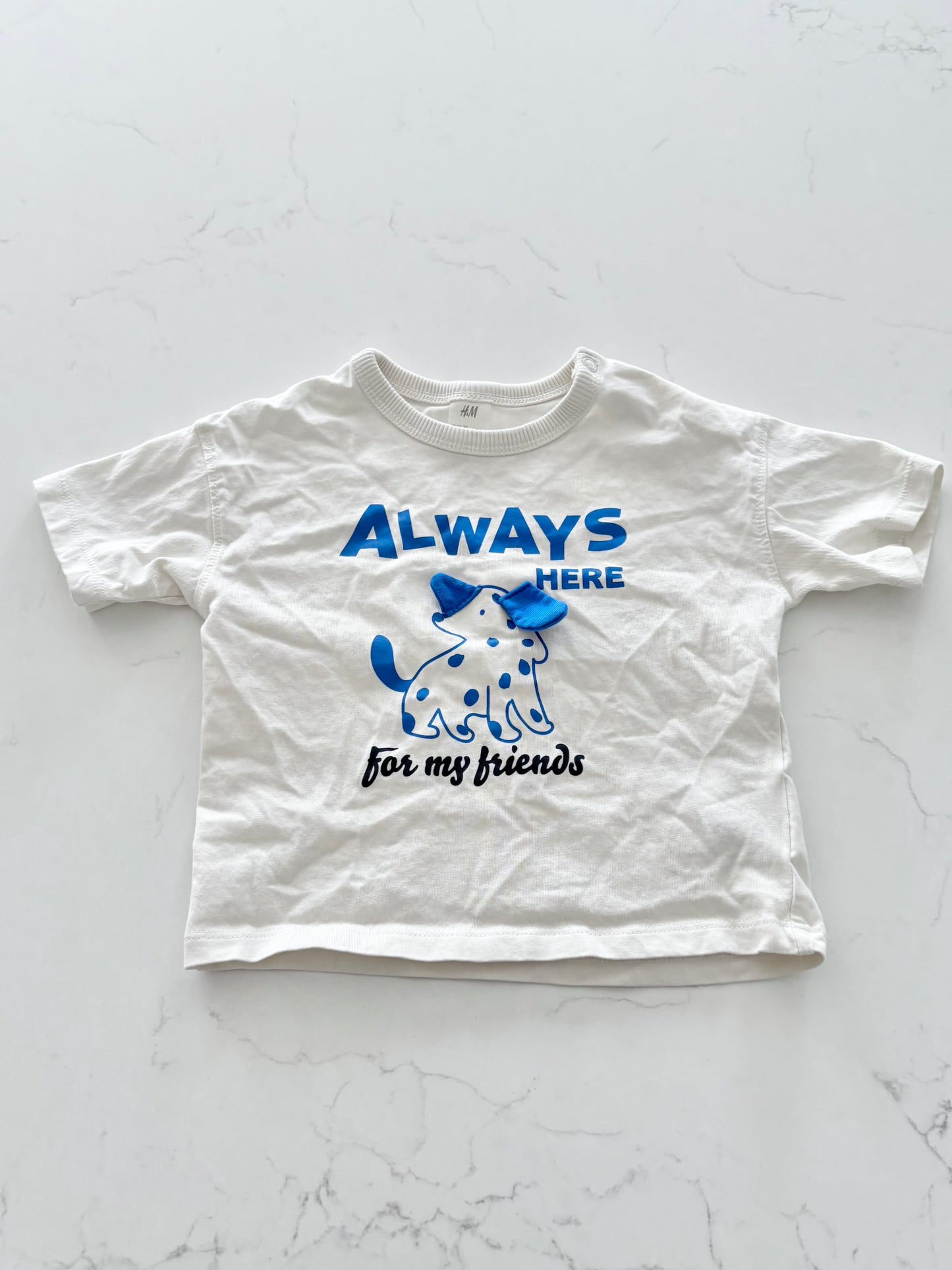H&M-T shirt-6/9 mois