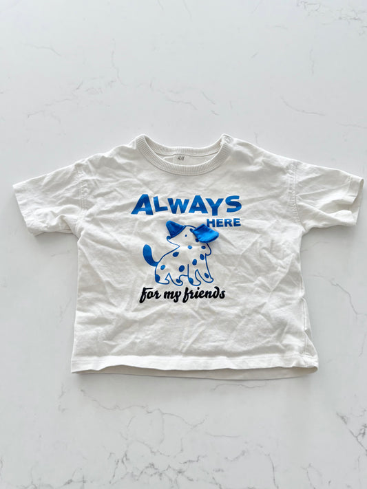 H&M-T shirt-6/9 mois