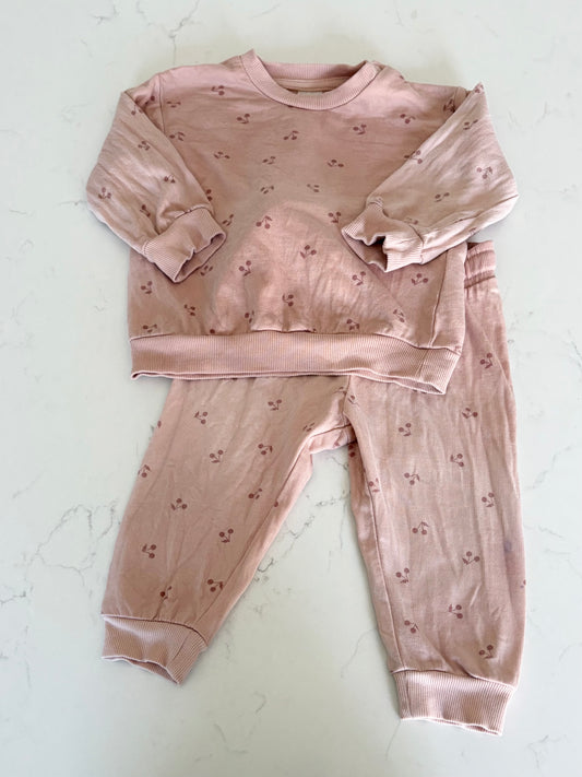 H&M-Ensemble-6/9 mois ( pantalon imparfait)