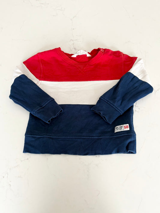 H&M-Crewneck-18/24 mois ( légère imperfection)