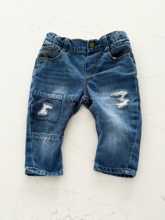 Souris Mini-Jeans-6/9 mois