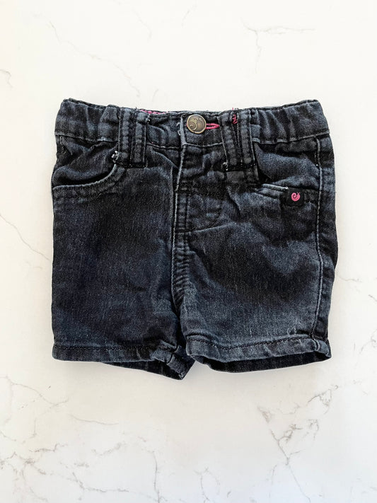 Colimaçon-Short en jeans-6/9 mois