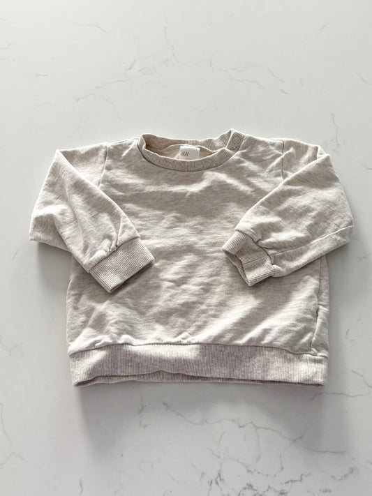 H&M-Crewneck-9/12 mois ( légère imperfection)