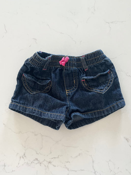 Carters-Short jeans-6 mois