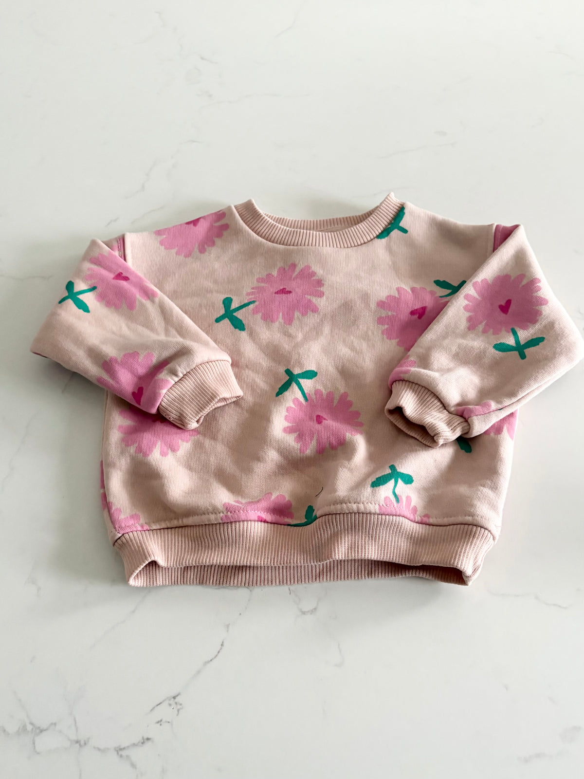 Zara-Crewneck-6/9 mois