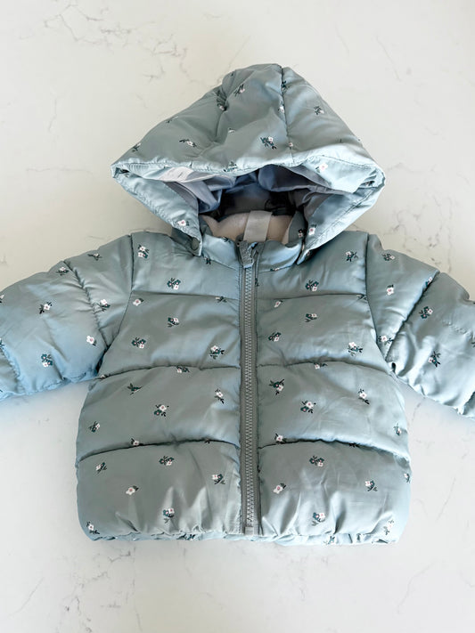 H&M-Manteau matelassé-4/6 mois